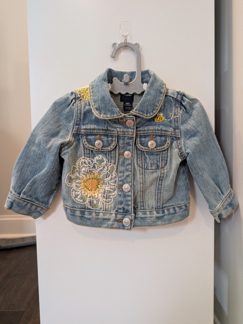 Baby Gap Daisy Fields Jean Jacket 6-12 Months